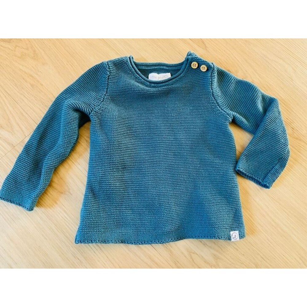LITTLE PLANET organic cotton knitted sweater 12m